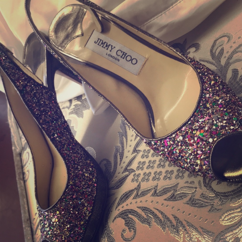 Sparkly Jimmy Choo heels!